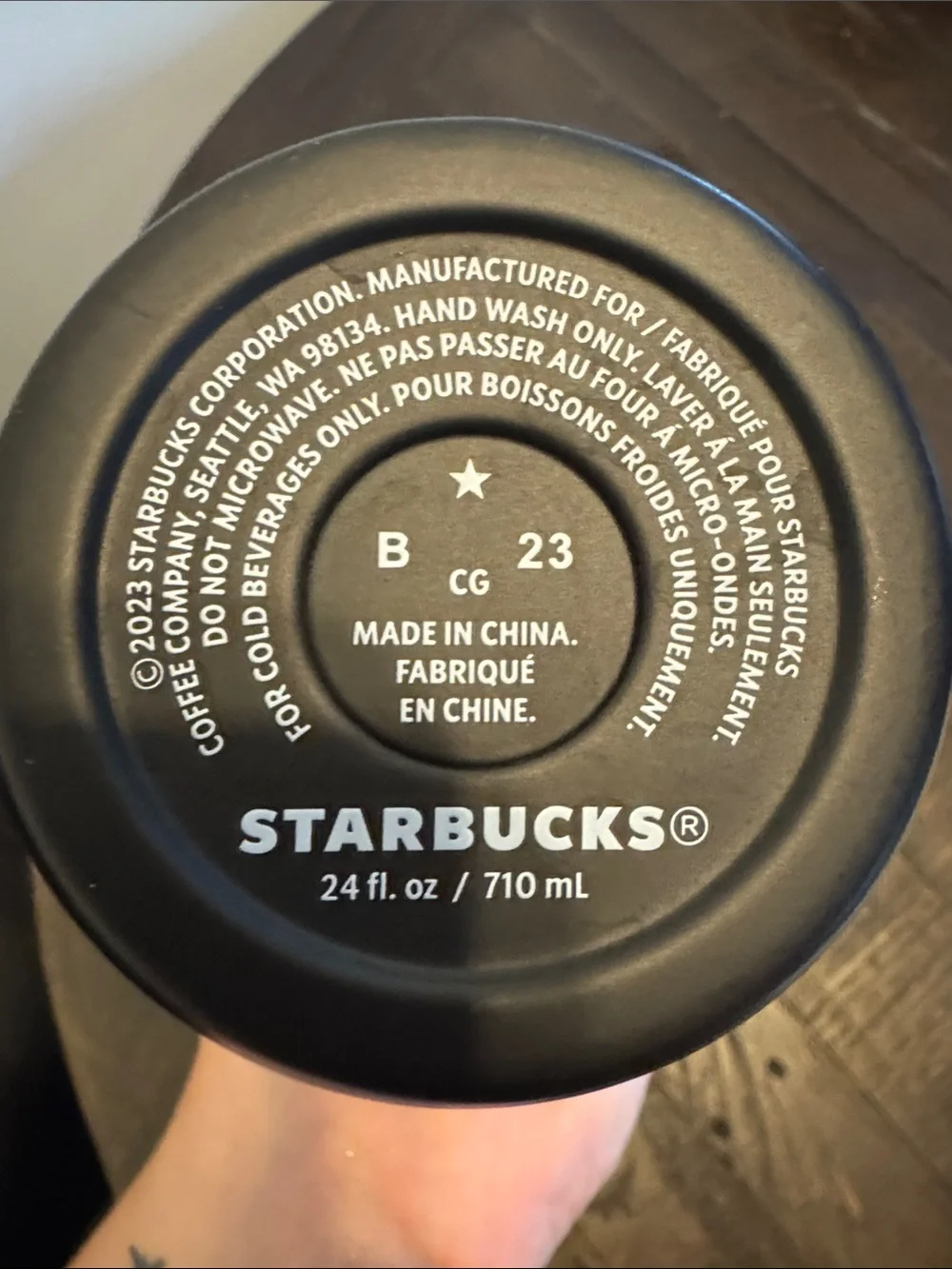 Starbucks Black Tumbler 24 oz